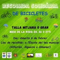 RECOLLIDA SOLIDÀRIA DE BICICLETES I CASCS
