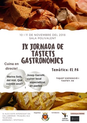 IX JORNADA DE TASTETS GASTRONÒMICS
