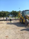 Almenar inicia les obres de l’àrea per a  caravanes