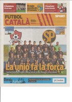 ELS NOSTRES EQUIPS A LA PORTADA DEL SPORT