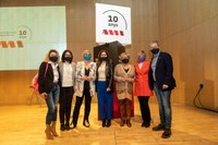 L'alcaldessa Teresa Malla participa en l'acte de celebració dels 10 anys de l'AMI